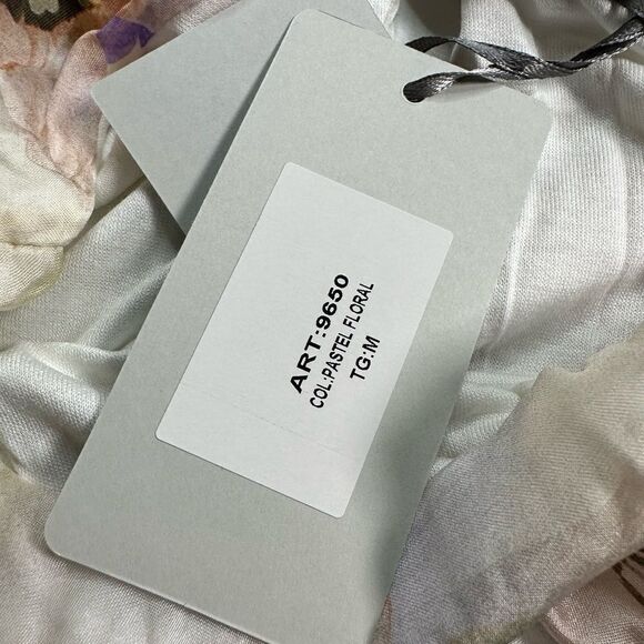 NWT Lara G Women’s Silk Blend Floral Sleeveless Flowy Lightweight MIDI Dress - M - Picture 6 of 7